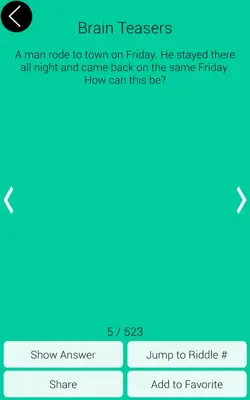 Riddles And Brain Teasers android App screenshot 1